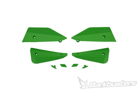 Parti di ricambio Barkbusters - SABRE deflettore & Set tappi - GREEN