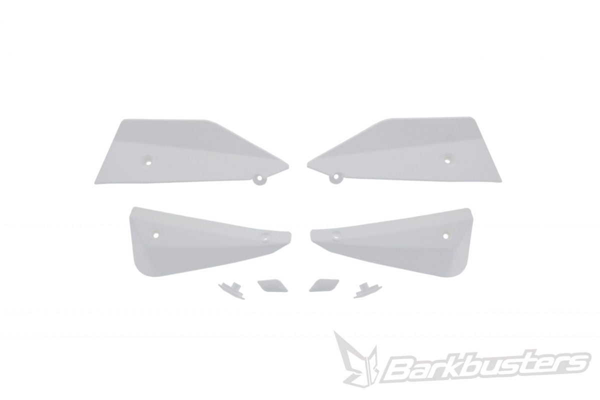 Parti di ricambio Barkbusters - SABRE deflettore & Set tappi - WHITE