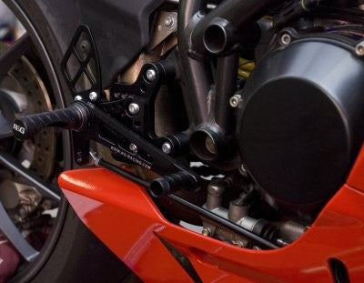 Pedane arretrate DUCATI 848 / 1098/ 1198 - SOLO versione stradale