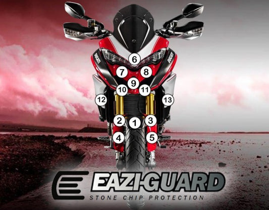 Pellicola adesiva per moto Ducati PANIGALE V4 2018-2019 Opaco