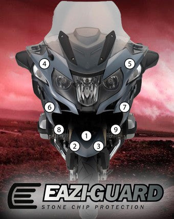 Pellicola adesiva per moto BMW R1200RT 2014-2018 Lucido