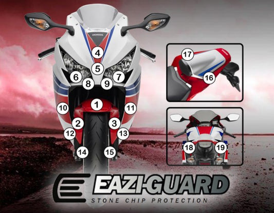 Pellicola adesiva per moto Honda CBR1000RR 2012-2016 Opaco