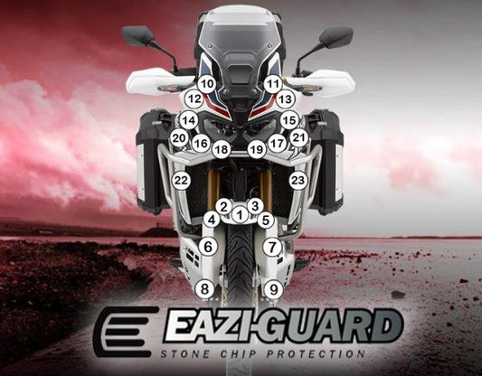 Pellicola adesiva per moto Kawasaki Versys 650 2015-2017 Lucido
