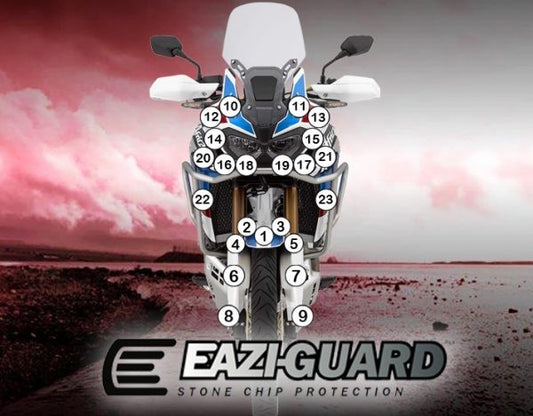 Pellicola adesiva per moto Kawasaki Versys 650 2015-2017 Opaco