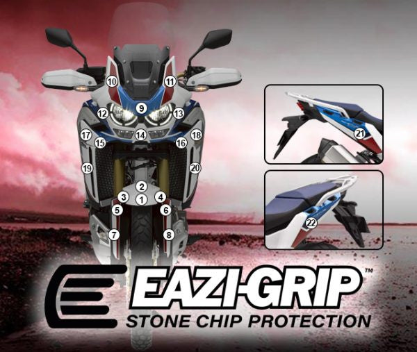 Pellicola adesiva per moto AFRICA TWIN ADVENTURE SPORTS 2020- Lucido