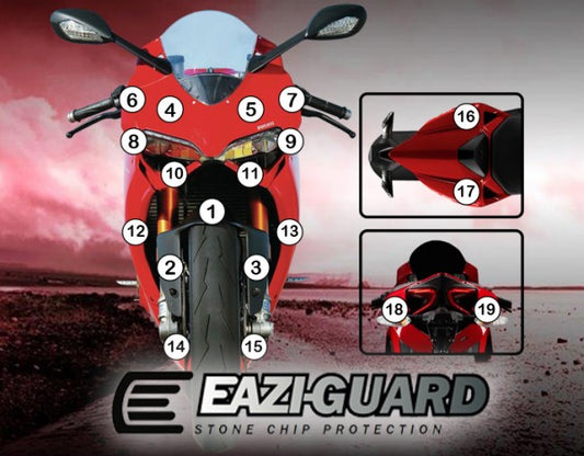 Pellicola protettiva ducati 899 panigale 2013-2017 Opaco