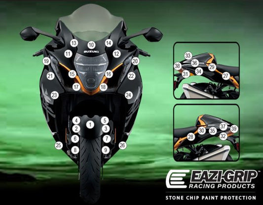 Pellicola adesiva per moto HAYABUSA 2021- Opaco