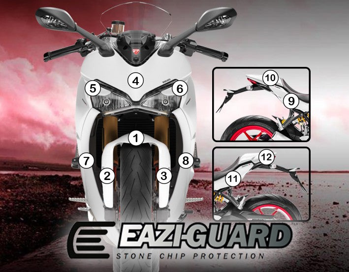 Pellicola protettiva ducati multistrada 950 2017-2020 Opaco