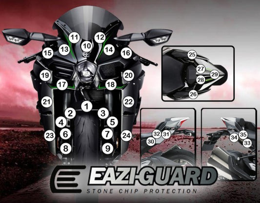 Pellicola protettiva kawasaki z900 2017-2020 Opaco