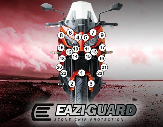 Pellicola protettiva kawasaki z900rs café 2017-2020 Lucido