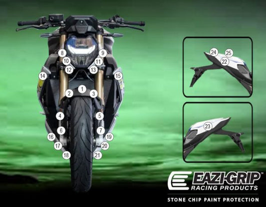 Pellicola adesiva per moto S1000R 2021- Opaco