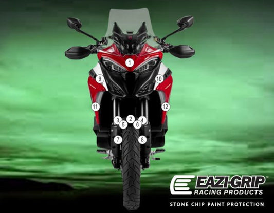 Pellicola adesiva per moto V4 MULITISTRADA 2021- Opaco