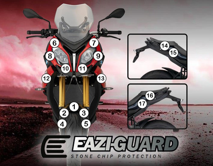 Pellicola adesiva moto BMW s1000xr 2015-2018 Opaco