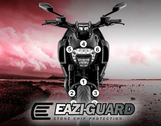 Pellicola adesiva moto ducati supersport 2017-2020 Opaco