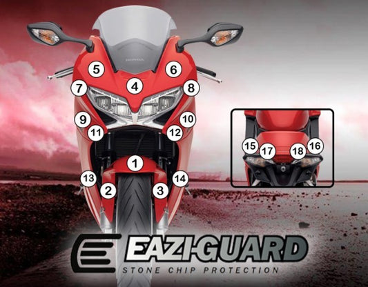 Pellicola adesiva moto honda cfr1000l africa twin adventure sport 2018-2019 Opaco