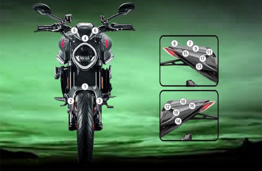 Pellicola moto MONSTER 2021- Opaco