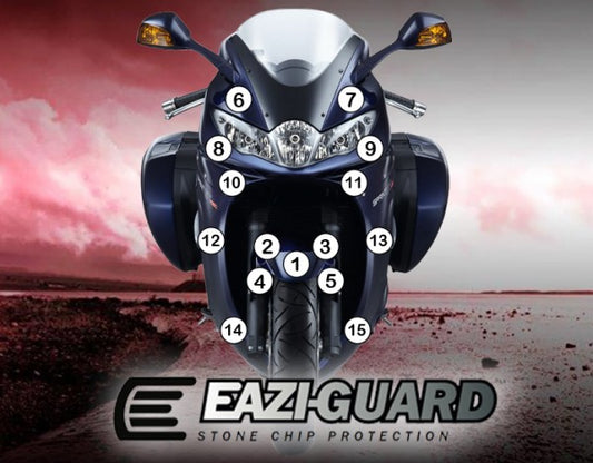 Pellicola adesiva moto triumph sprint gt 2010-2017 Opaco