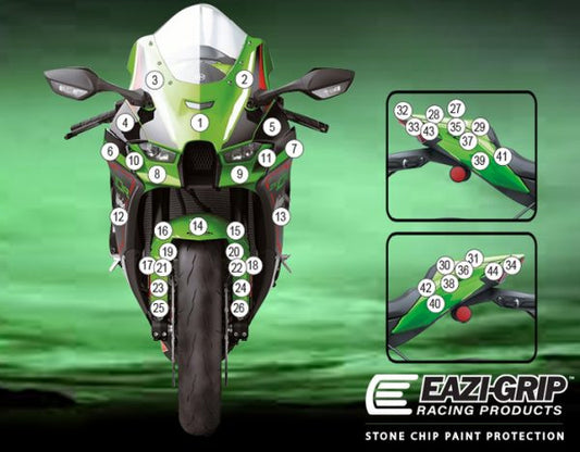 Pellicola moto ZX-10R 2021- Opaco