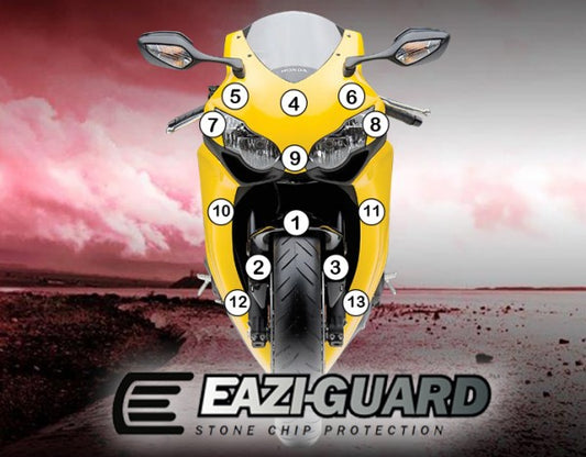 Pellicola moto honda cbr1000rr 2008-2011 Opaco