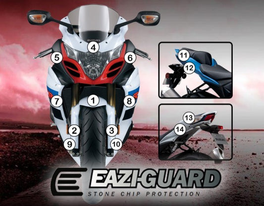 Pellicola moto triumph 1050 speed triple rs 2018-2020 Lucido