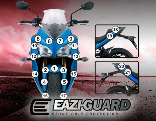 Pellicola moto triumph 1050 speed triple rs 2018-2020 Opaco