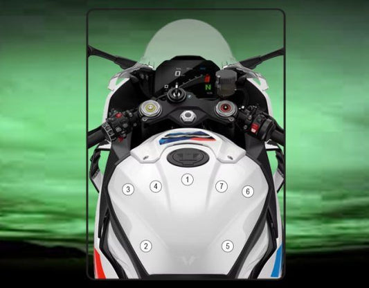 Pellicola protettiva serbatoio per BMW S 1000 RR 2023 Opaco