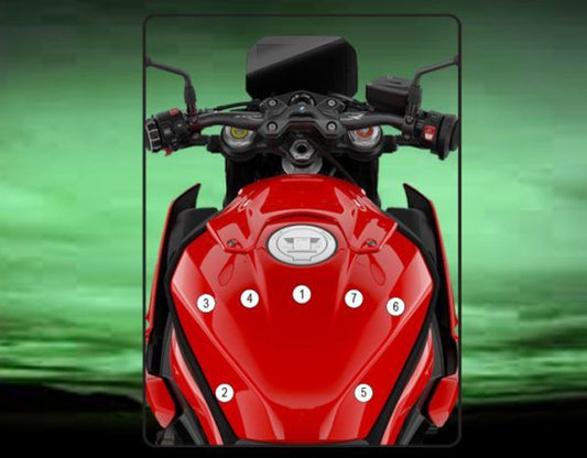 Pellicola protettiva serbatoio per BMW S1000R 2020 - Opaco