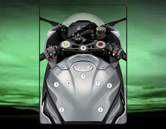 Pellicola protettiva serbatoio per BMW S1000RR 2019-2022 Opaco