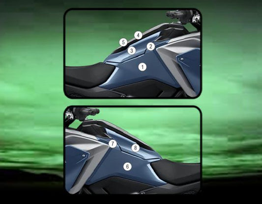 Pellicola protettiva serbatoio per Honda NC750X 2021 - Opaco