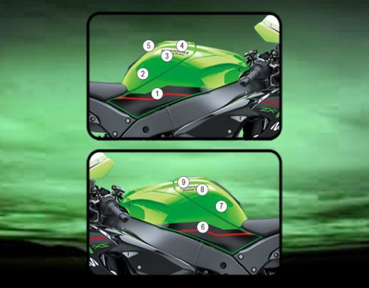 Pellicola protettiva serbatoio per Kawasaki ZX-10R 2021 - Opaco