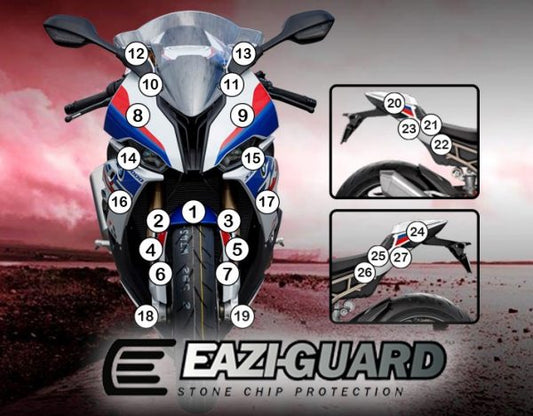 Pellicola moto BMW s1000rr 2019 Opaco