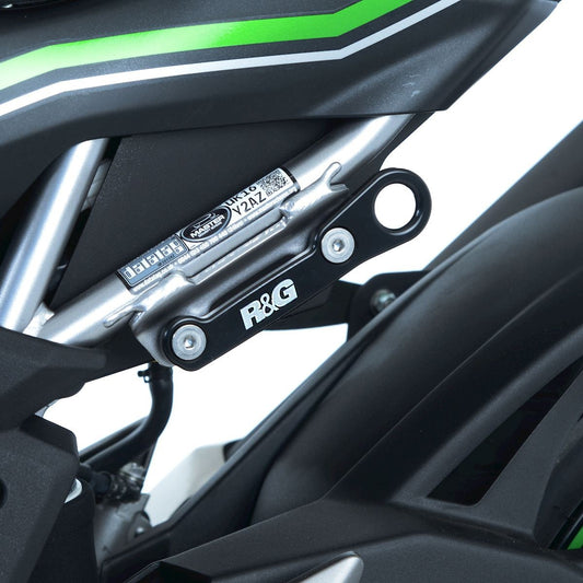 piastra per aggancio cinghie - coppia, Kawasaki KLR650 '22- / Ninja 125 / Z125 '19-