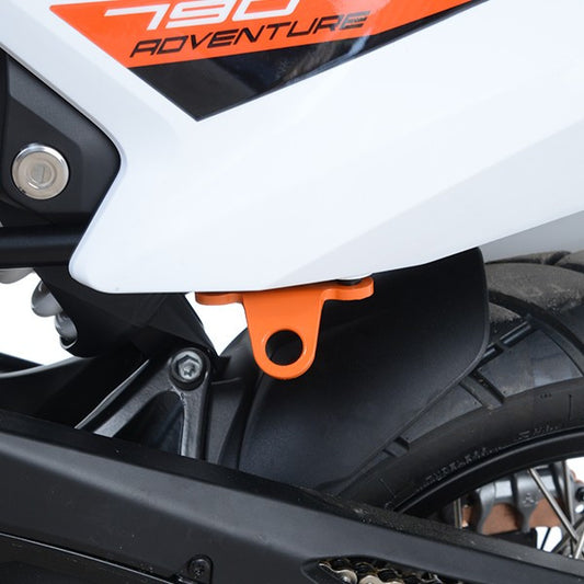 piastra per aggancio cinghie - coppia, KTM 790 Adventure '19- / 890 Adventure '20-'22 / Yamaha XTZ700 Tenere '19- / CBR650R '19- / Husqvarna Norden 901 - arancio