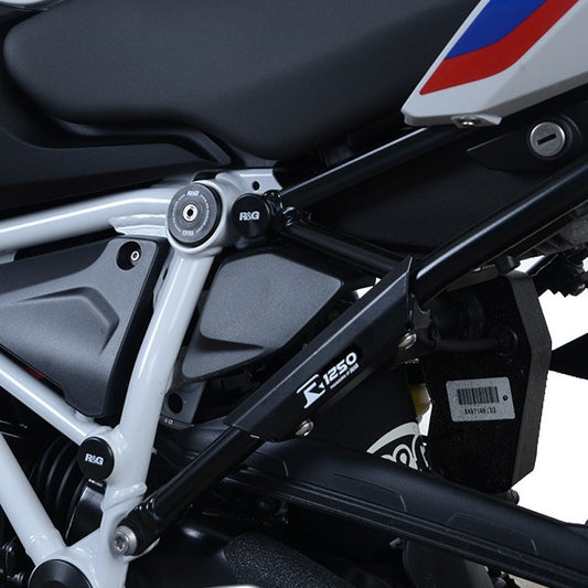 Placchette copri fori poggiapiedi posteriori (lato SX), BMW R1250RS Sport '19- / R1200R Sport '19-