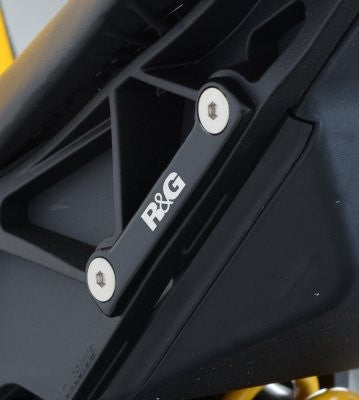 Placchette copri fori poggiapiedi posteriori (lato SX), Buell EBR1190RX / SX