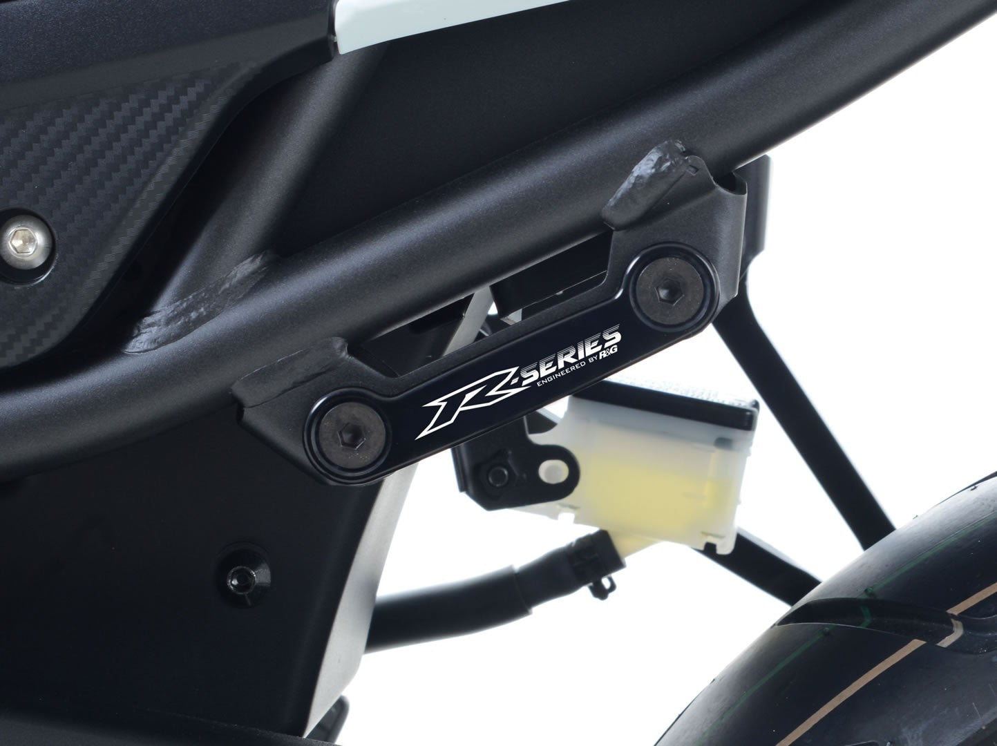 Placchette copri fori poggiapiedi posteriori (lato SX), Honda CBR500R '16- / CB500F '16-'18