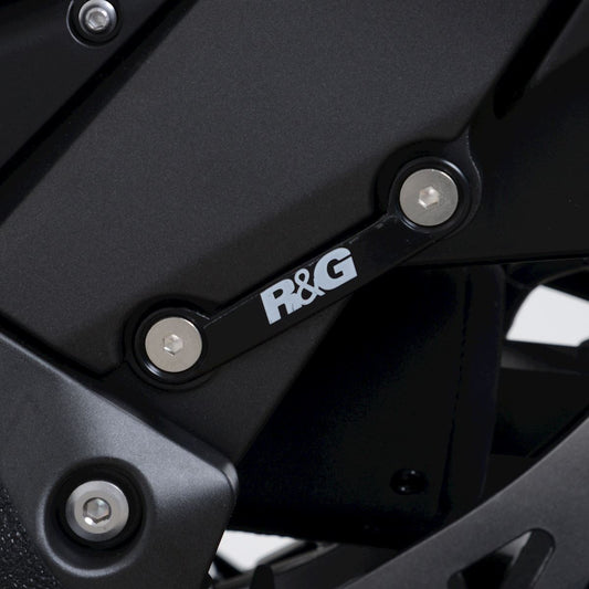 Placchette copri fori poggiapiedi posteriori (lato SX), Kawasaki Ninja 1000SX '20- / KLR650 '22-