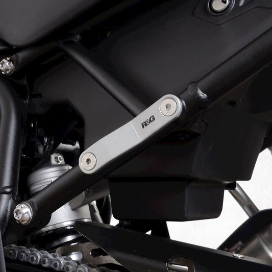 Placchette copri fori poggiapiedi posteriori (paio, argento), Triumph Tiger 900 '20- / Tiger 850 Sport '21-