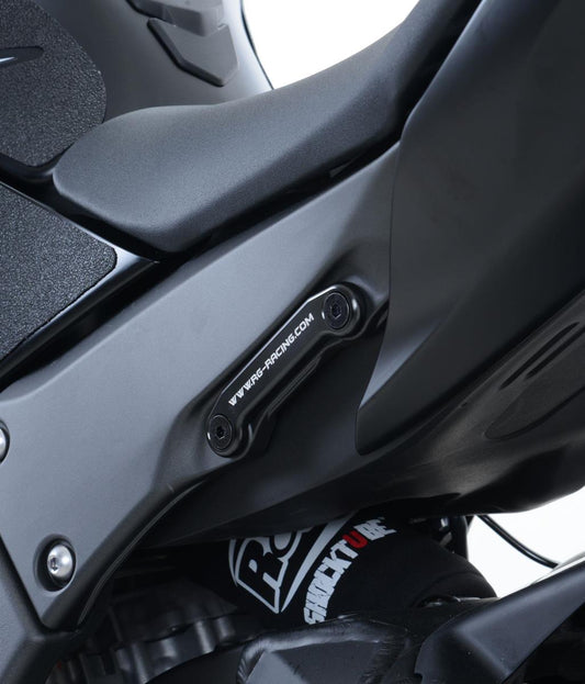 Placchette copri fori poggiapiedi posteriori (pezzo singolo), Kawasaki ZX10-R '11- / ZX-10RR '21-