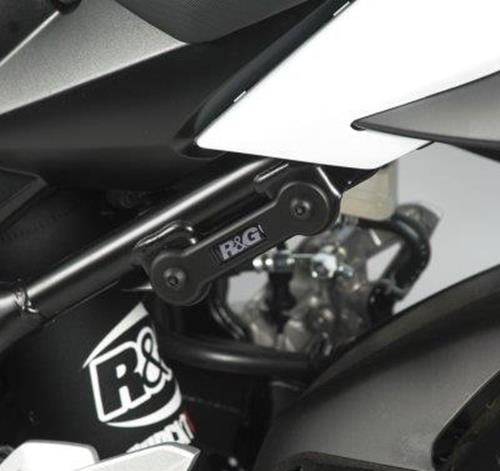 Placchette copri fori poggiapiedi posteriori (pezzo singolo lato sx), Suzuki GSR750 '11- / GSXS 750 '17- / GSX250R '17-