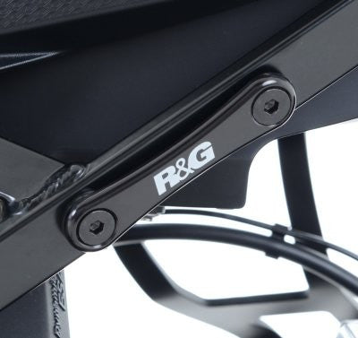 Placchette copri fori poggiapiedi posteriori (singolo, ord.2 x moto), BMW S1000XR '15-'19 / Triumph Trident (660) '21-