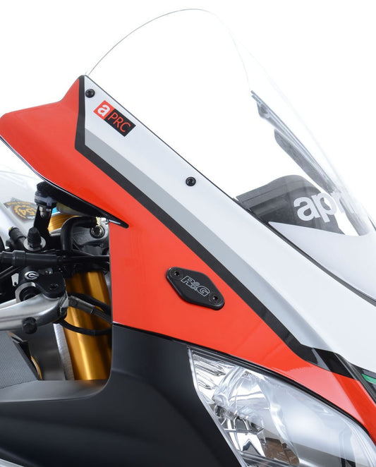 Placchette coprifori specchietti, APRILIA RS660 '21- / RS4 125 / RSV4RR '15- / RSV4RF / RSV4 1100 Factory '19-
