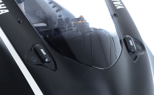 Placchette coprifori specchietti, Yamaha YZF-R6 '17-