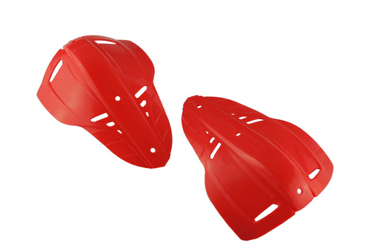 Plastiche paramani a ricambio di colore rosso (coppia)