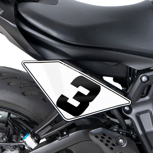 KIT TABELLA PORTANUMERO - barracuda Motorbike Yamaha MT-07 MT-07 2021 ‚Üí