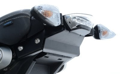 Portatarga, BMW R Nine T (forcellone montato, uso senza sellino posteriore e controtelaio)