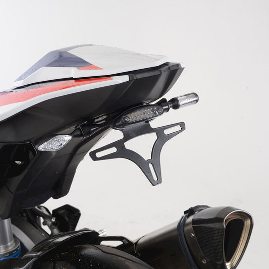 Portatarga, BMW S1000RR '19-'22 / S1000R '21- / M1000RR '21-'22 (con frecce aftermarket - include luce targa/stop R&G)