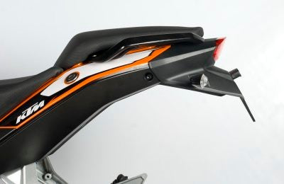 Portatarga, KTM 200 DUKE tutti gli anni / 125 DUKE fino '16 / 390 DUKE '13-'16 (completamente stampato in plastica)