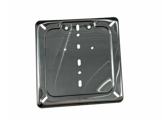 PIATTO SUPPORTO TARGA TIPO NUOVO - INOX colore Nero
