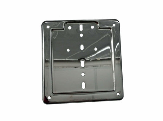 PIATTO SUPPORTO TARGA TIPO VECCHIO - INOX colore Nero